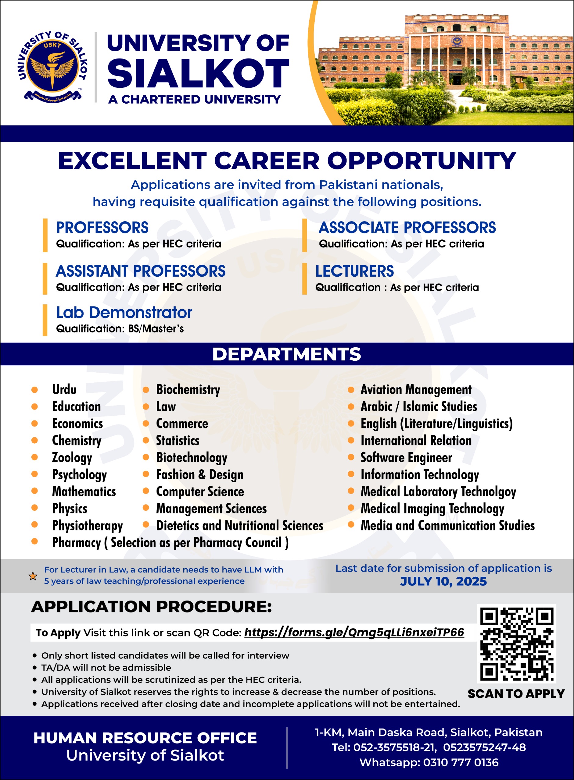 Excellent Career Opportunity..